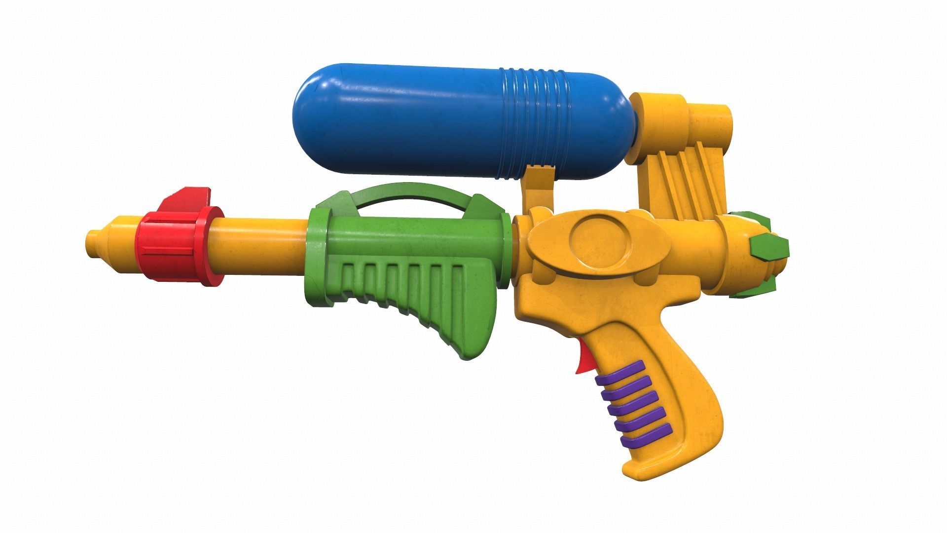 Toy water gun 3D Model Collection_11