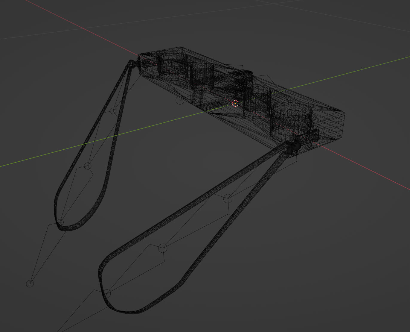 BDSM Slave Carrier Low-poly 3D model_5