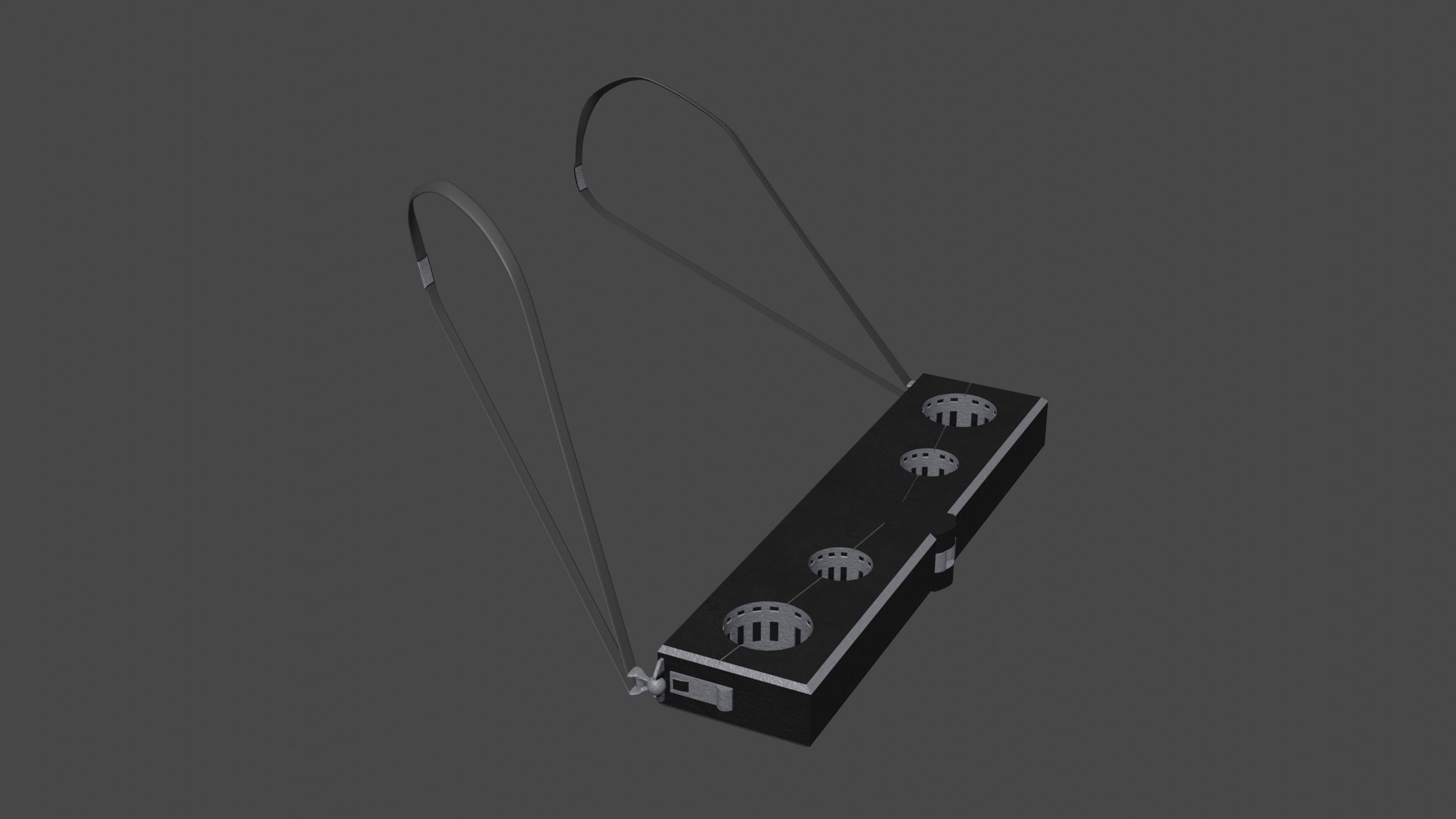 BDSM Slave Carrier Low-poly 3D model_1