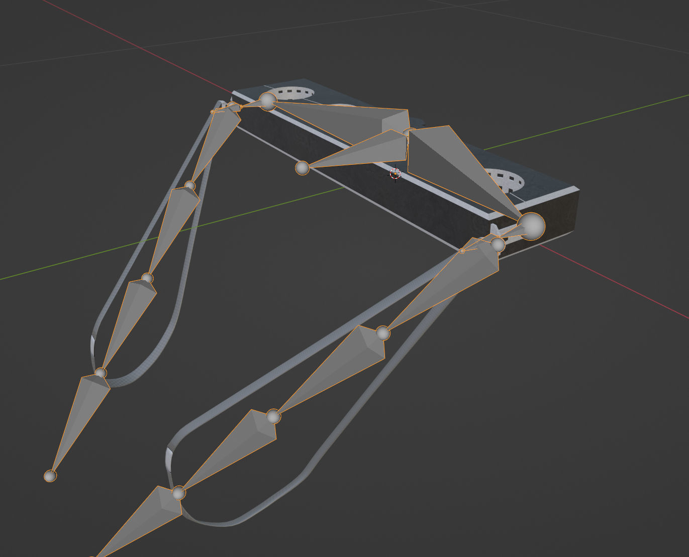 BDSM Slave Carrier Low-poly 3D model_4