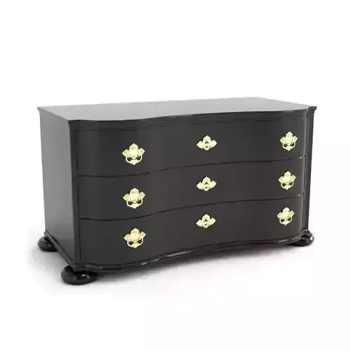 Classic Black Dresser