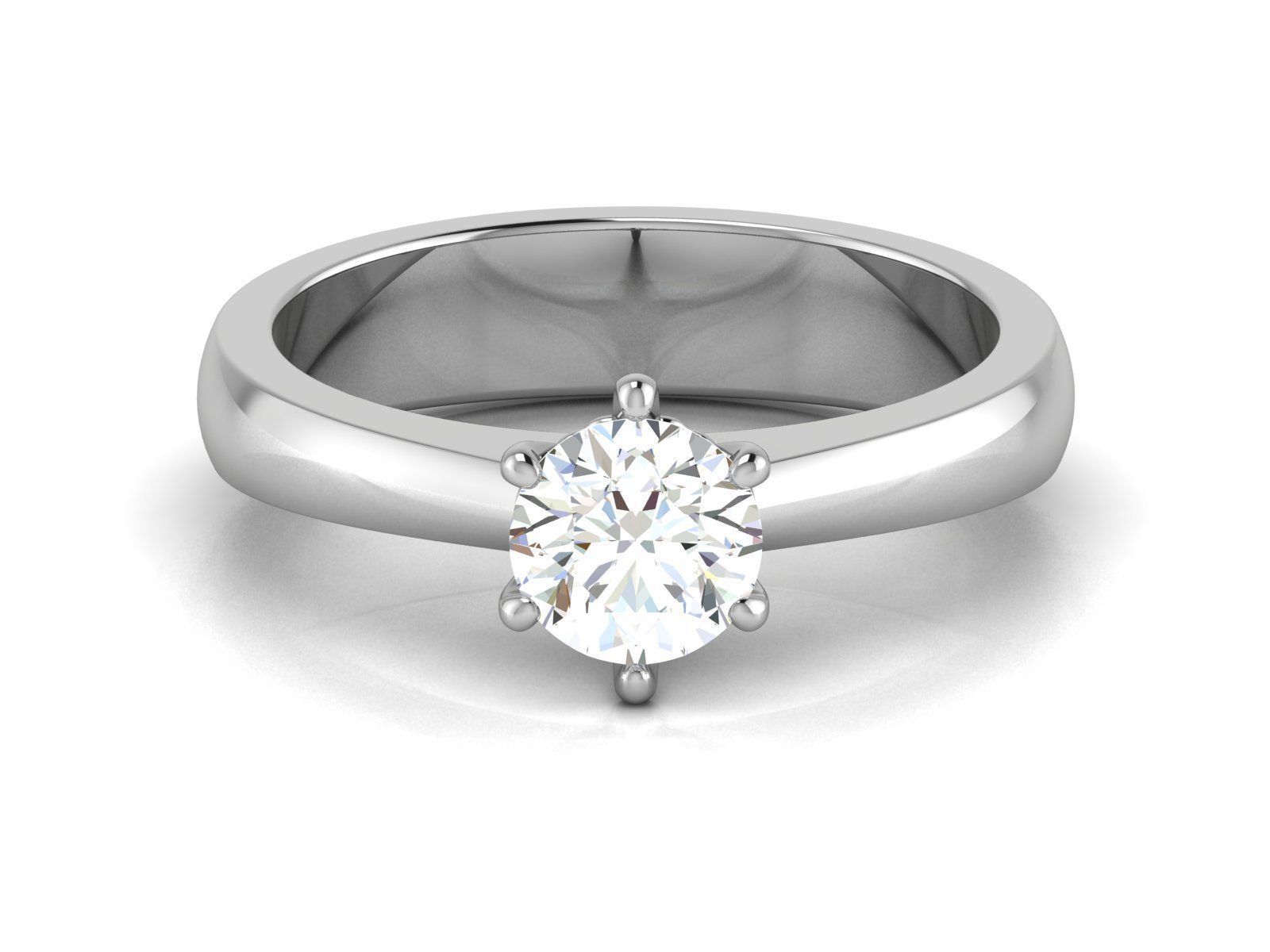 Solitaire Ring 3DM STL OBJ FBX Render Details 3D print model_4
