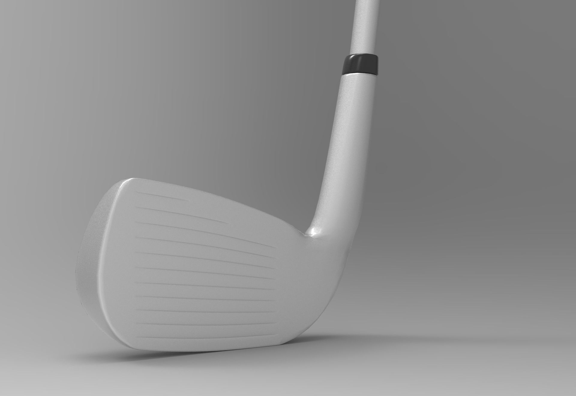 Golf Stick Low-poly 3D model_4