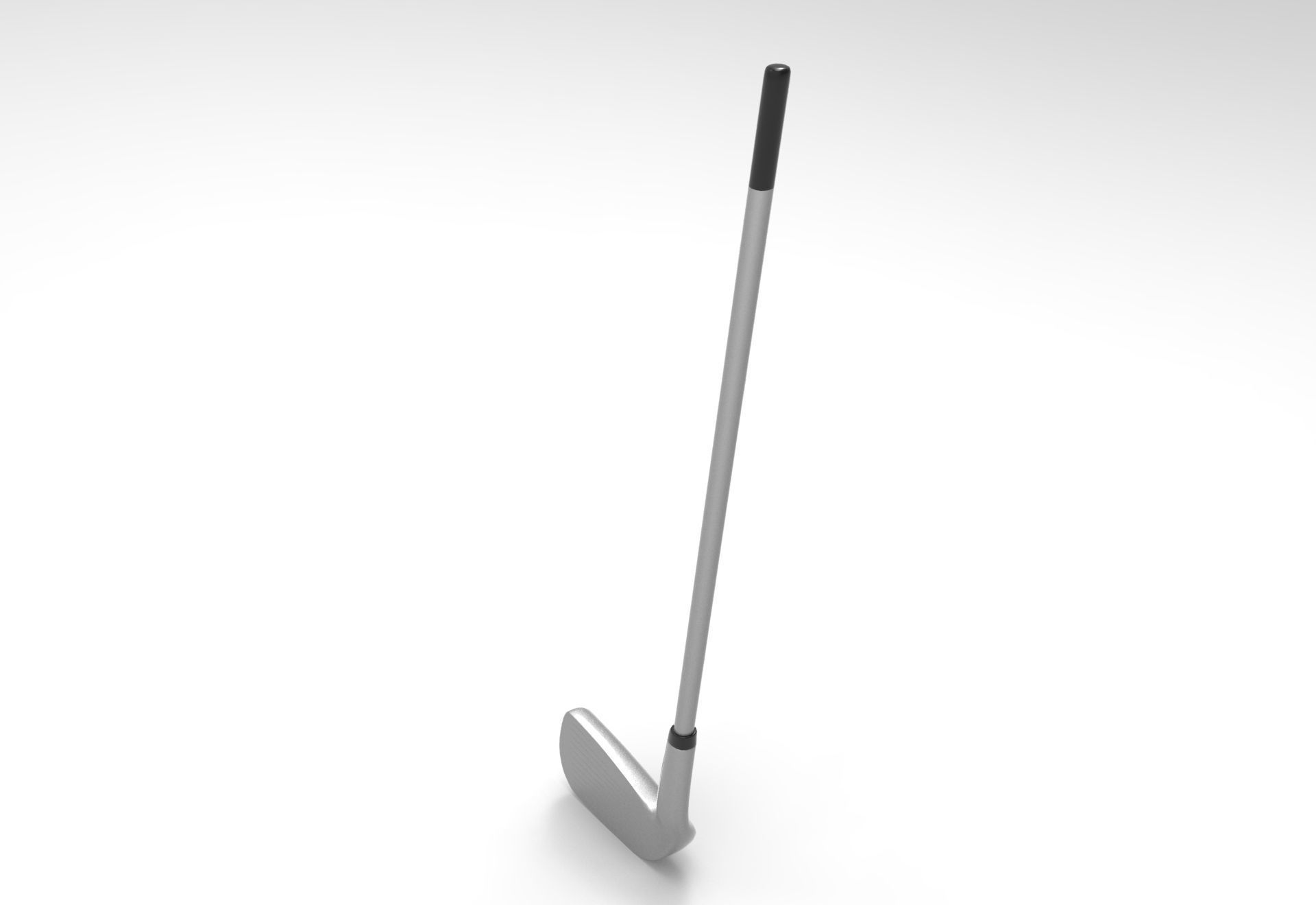 Golf Stick Low-poly 3D model_1
