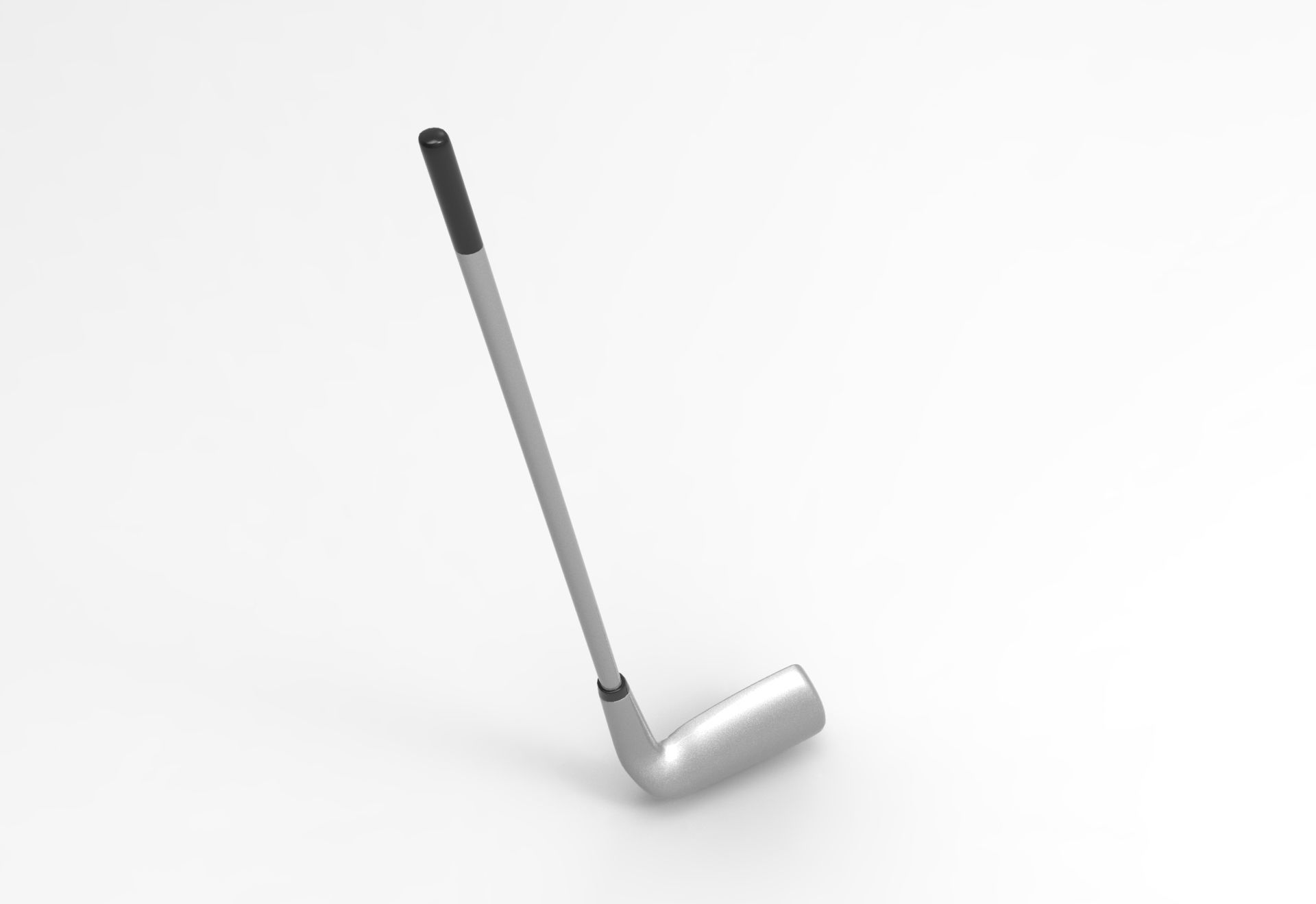 Golf Stick Low-poly 3D model_2