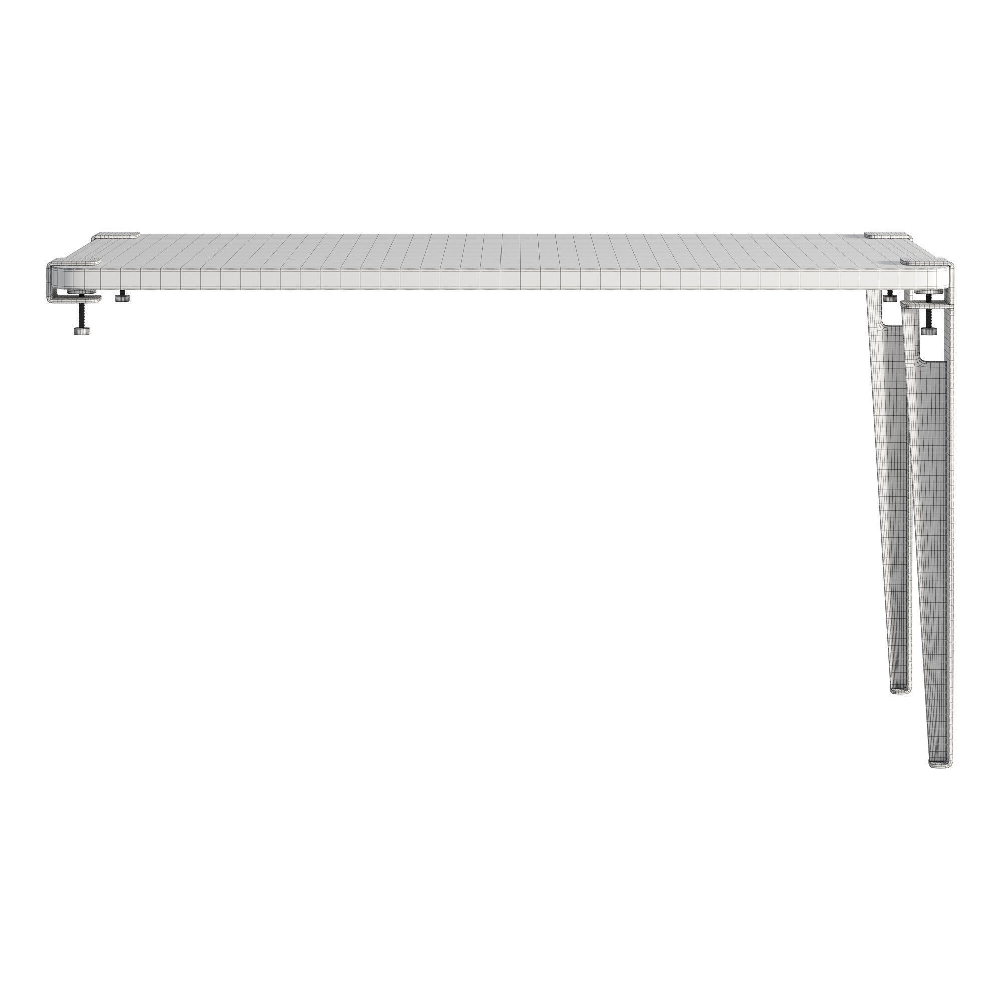 Tip-Toe Wall-Mounted Dining Table 3D model_3
