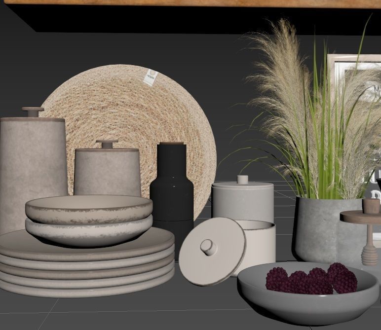 kitchen accessories03 3D model_8