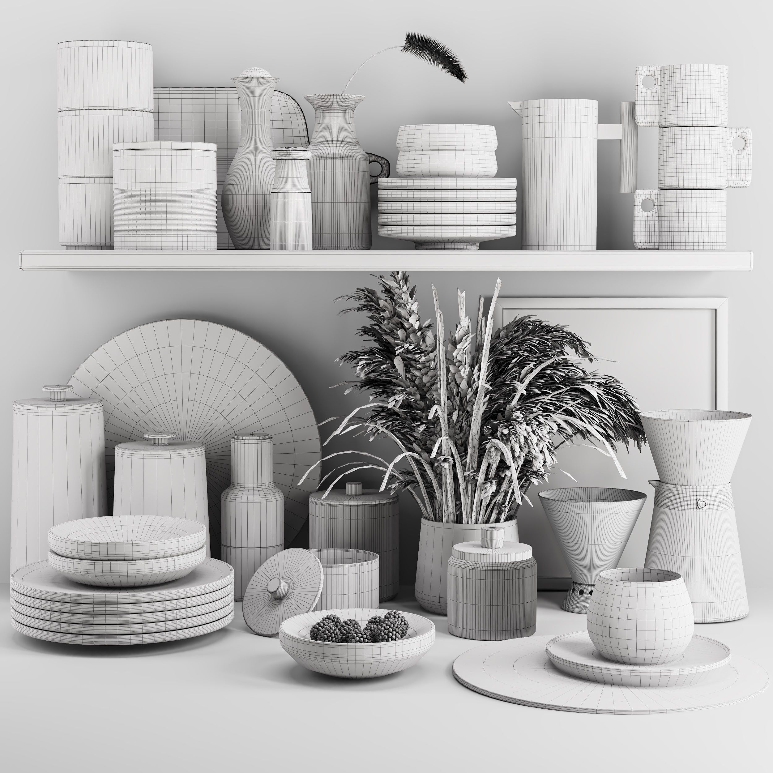 kitchen accessories03 3D model_3