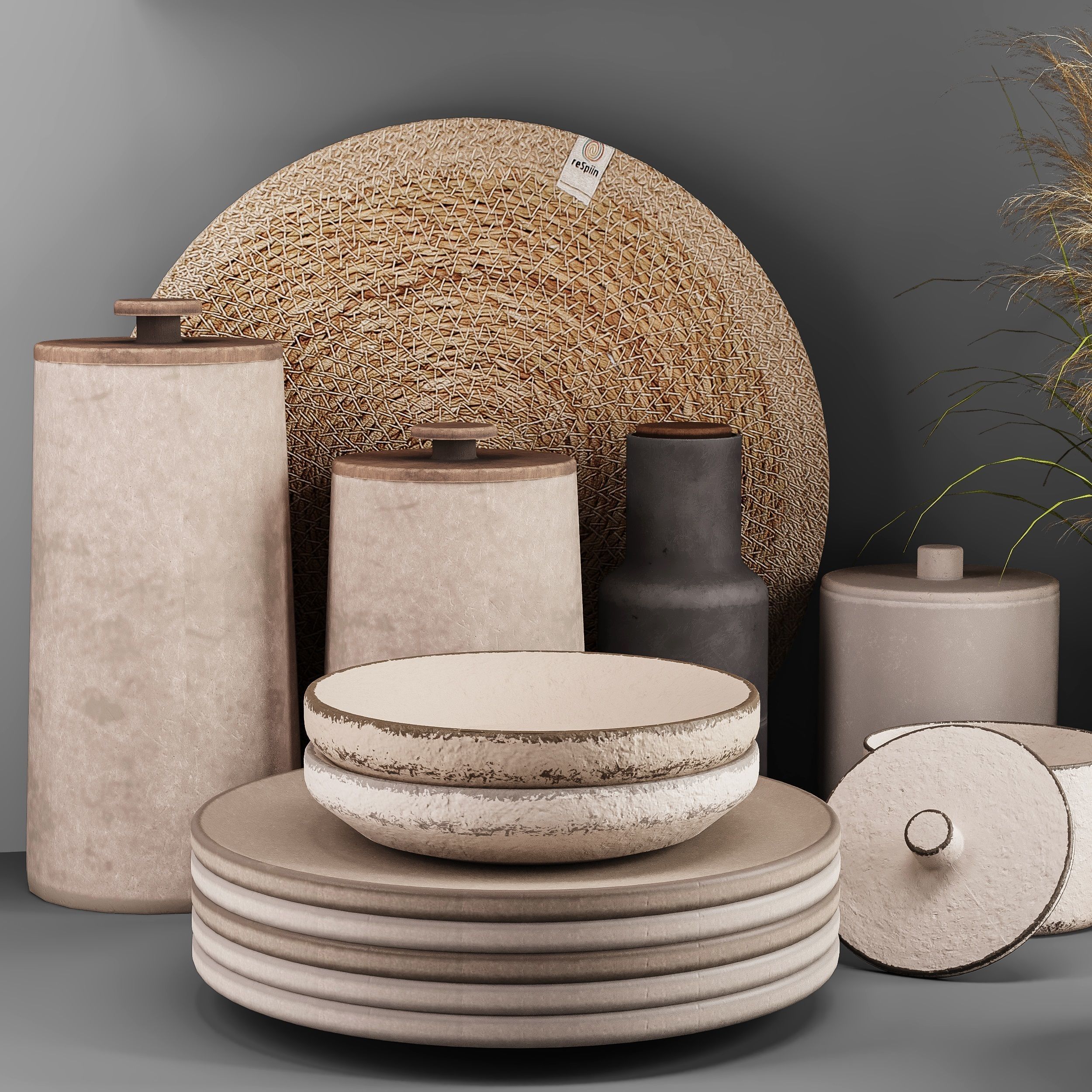 kitchen accessories03 3D model_4