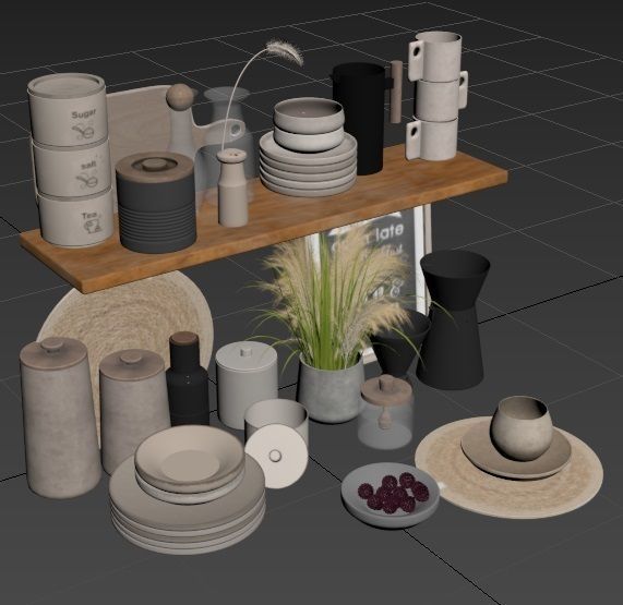 kitchen accessories03 3D model_5