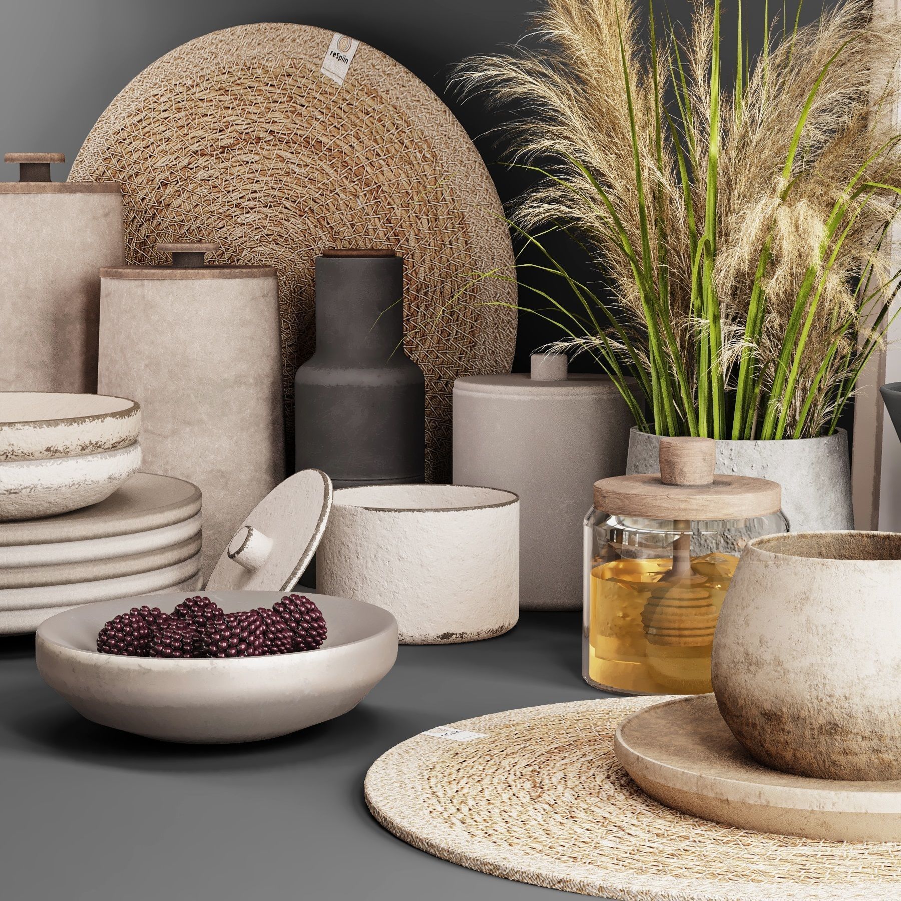 kitchen accessories03 3D model_1