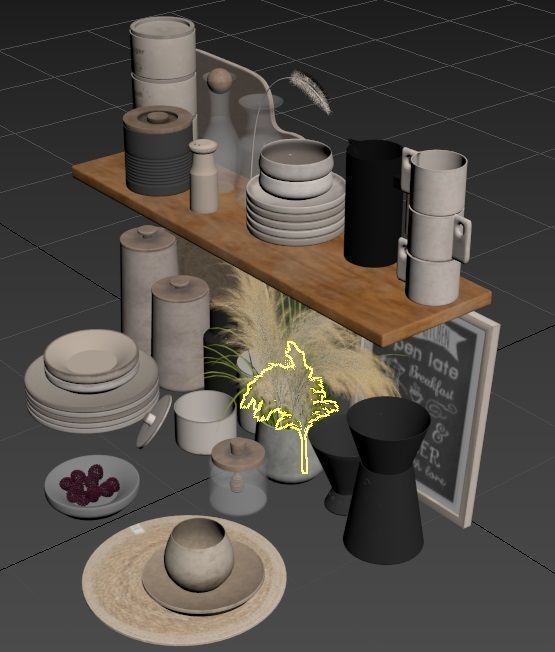 kitchen accessories03 3D model_6