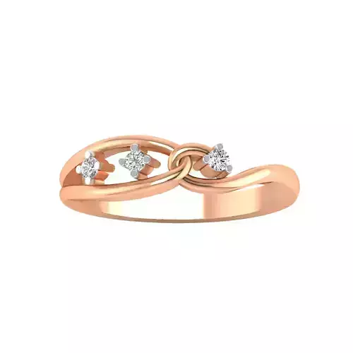 Wedding Engagement Two Band Ring 3DM STL OBJ FBX Render Details