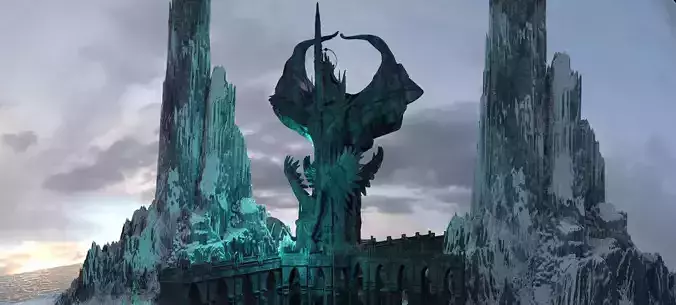 Colossal Cliffs Kit bash 4  3D model
