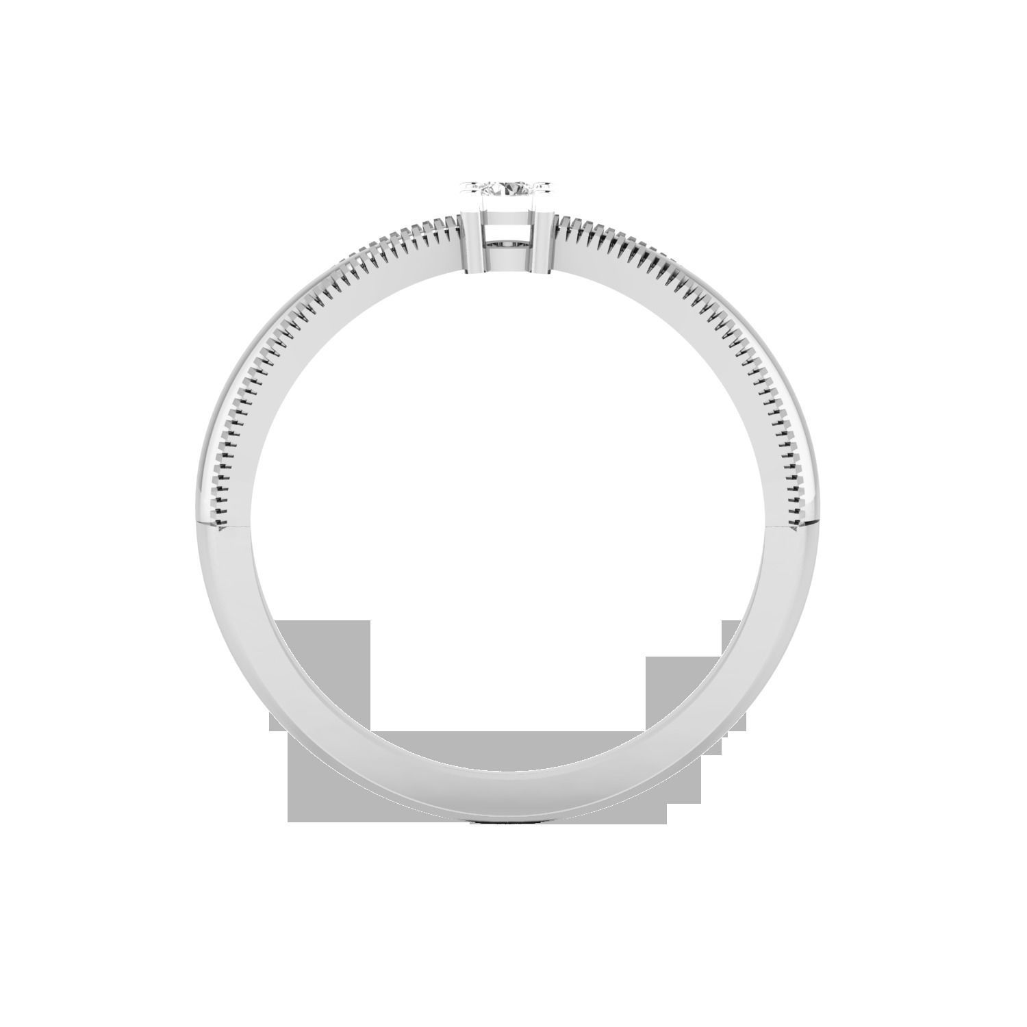 Solitaire Engagement Ring 3DM STL OBJ FBX Render Details 3D print model_22