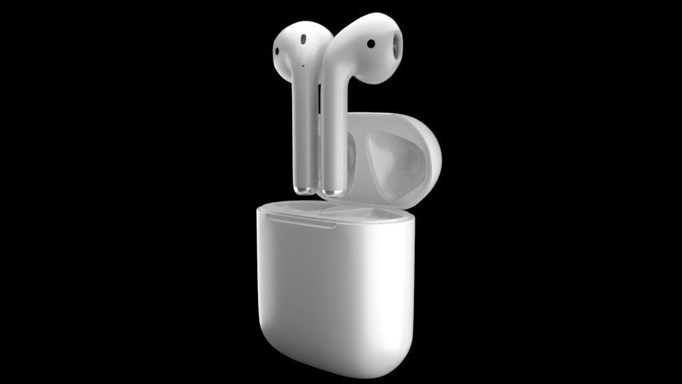 Apple EarPods Free 3D model_1