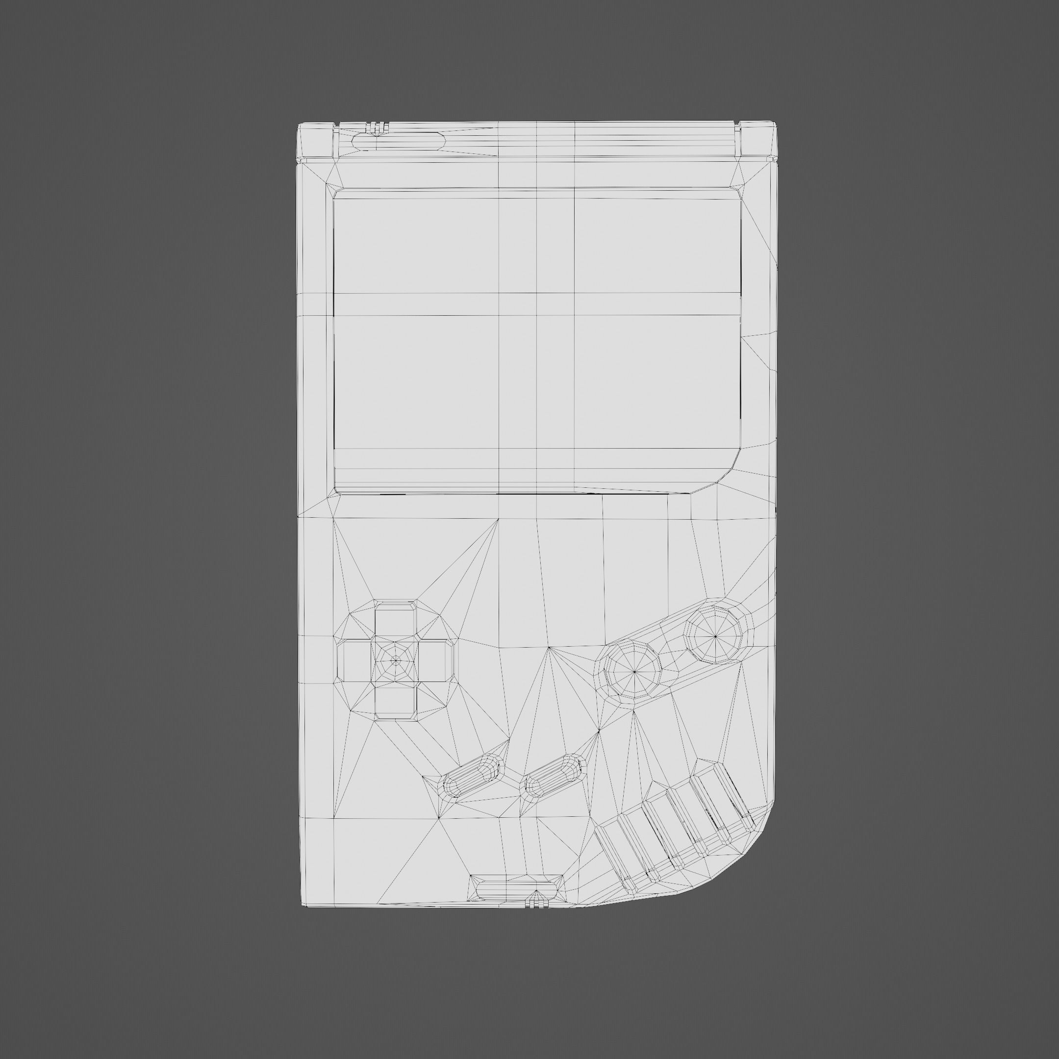 Nintendo Gameboy DMG Low-poly 3D model_28