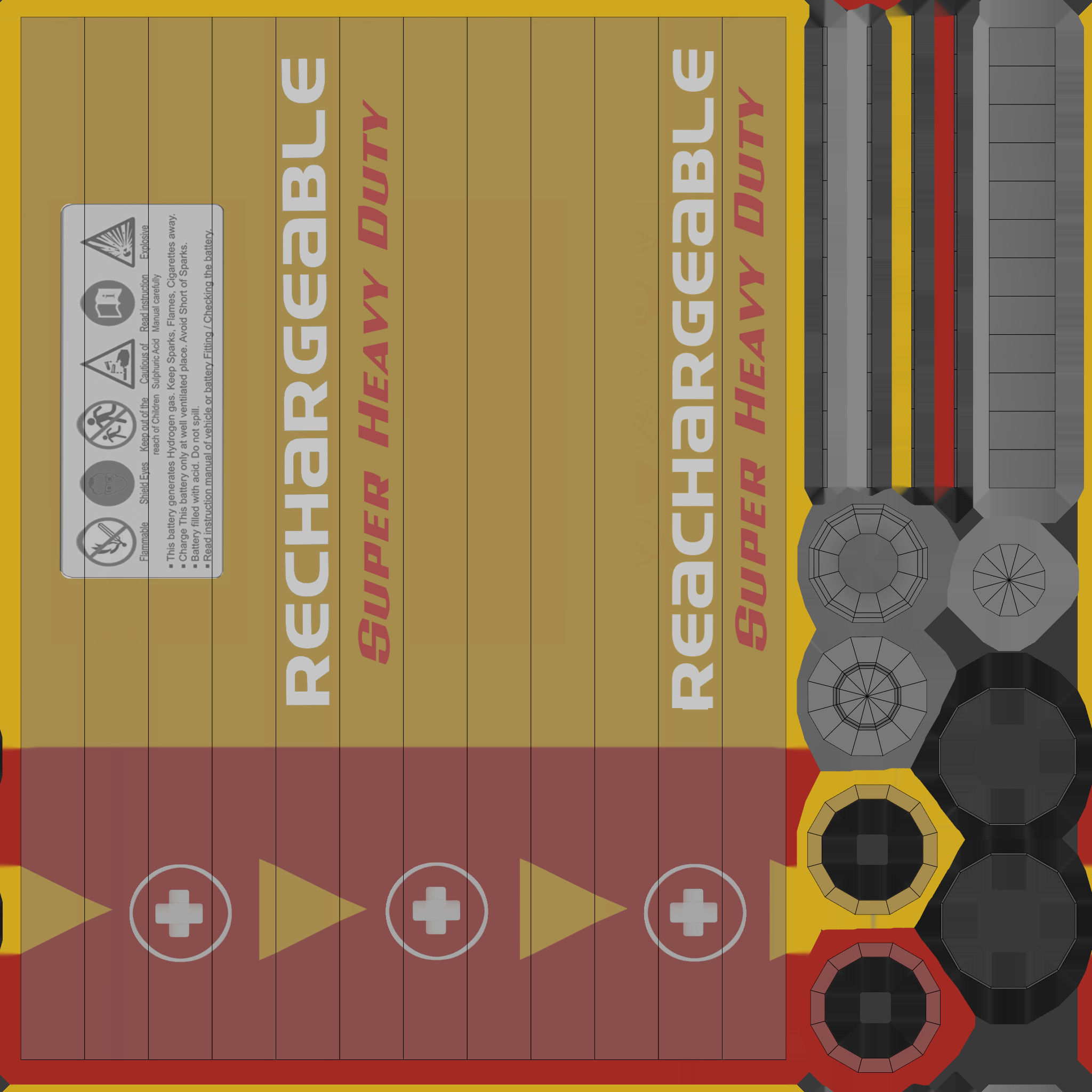 Nintendo Gameboy DMG Low-poly 3D model_51