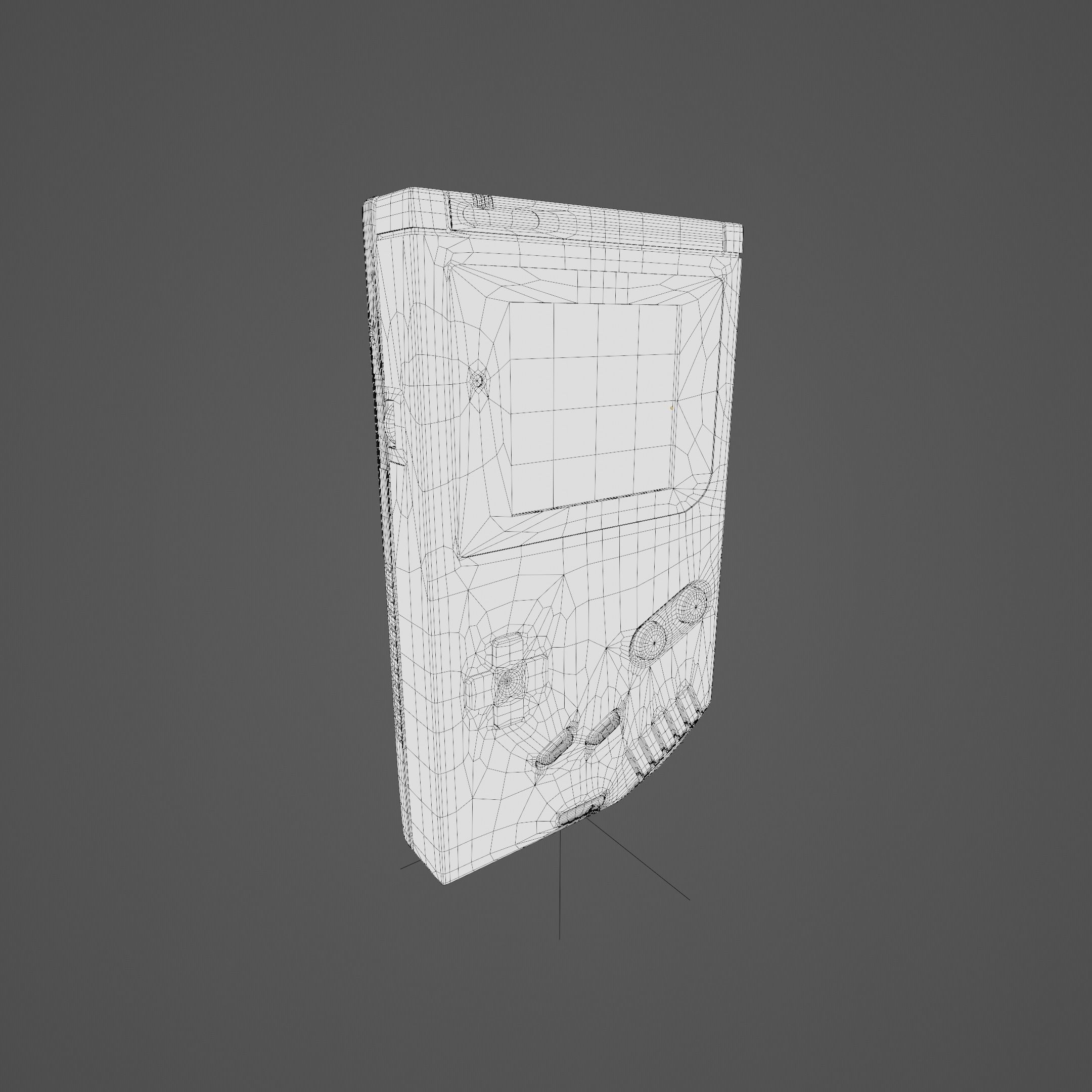 Nintendo Gameboy DMG Low-poly 3D model_43