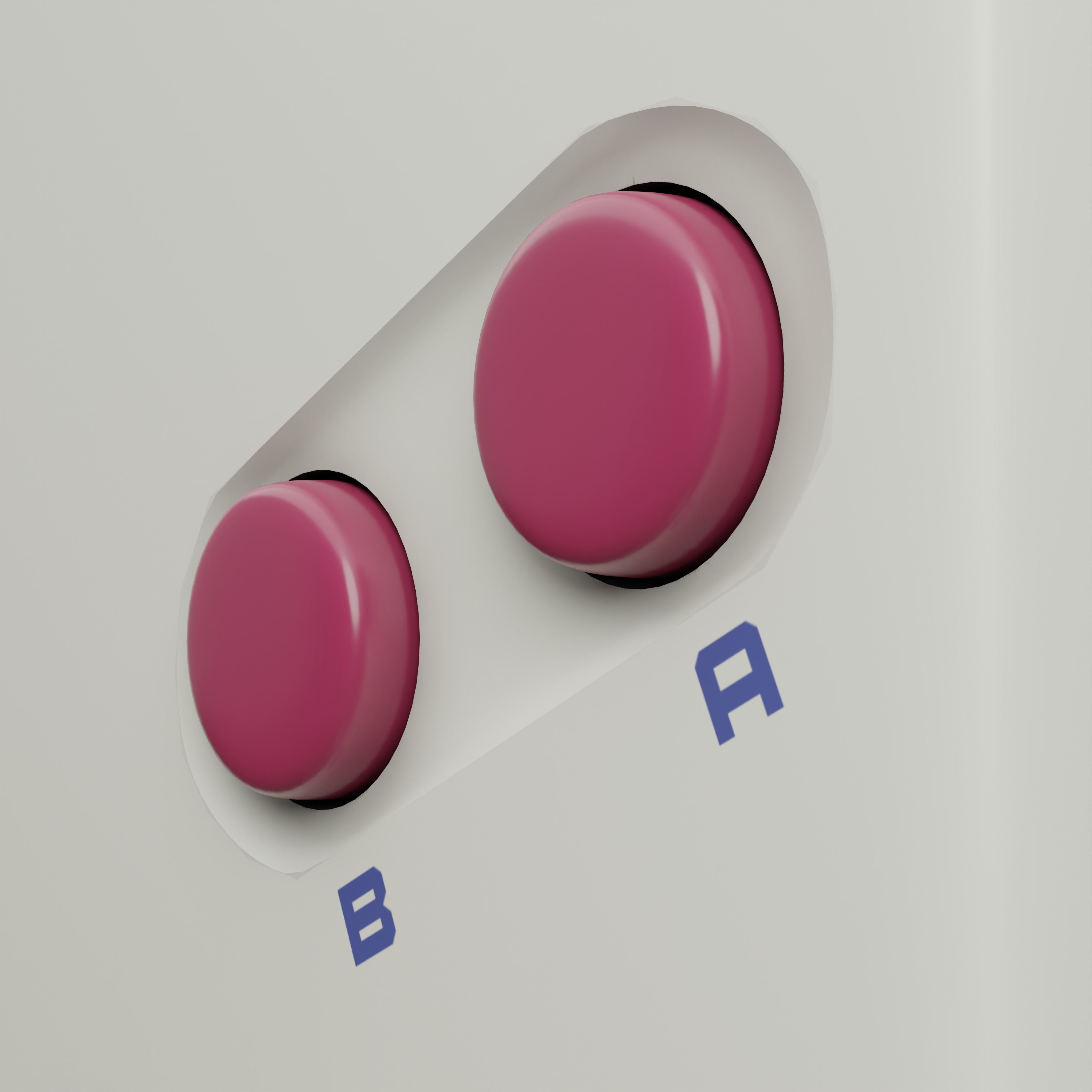 Nintendo Gameboy DMG Low-poly 3D model_16