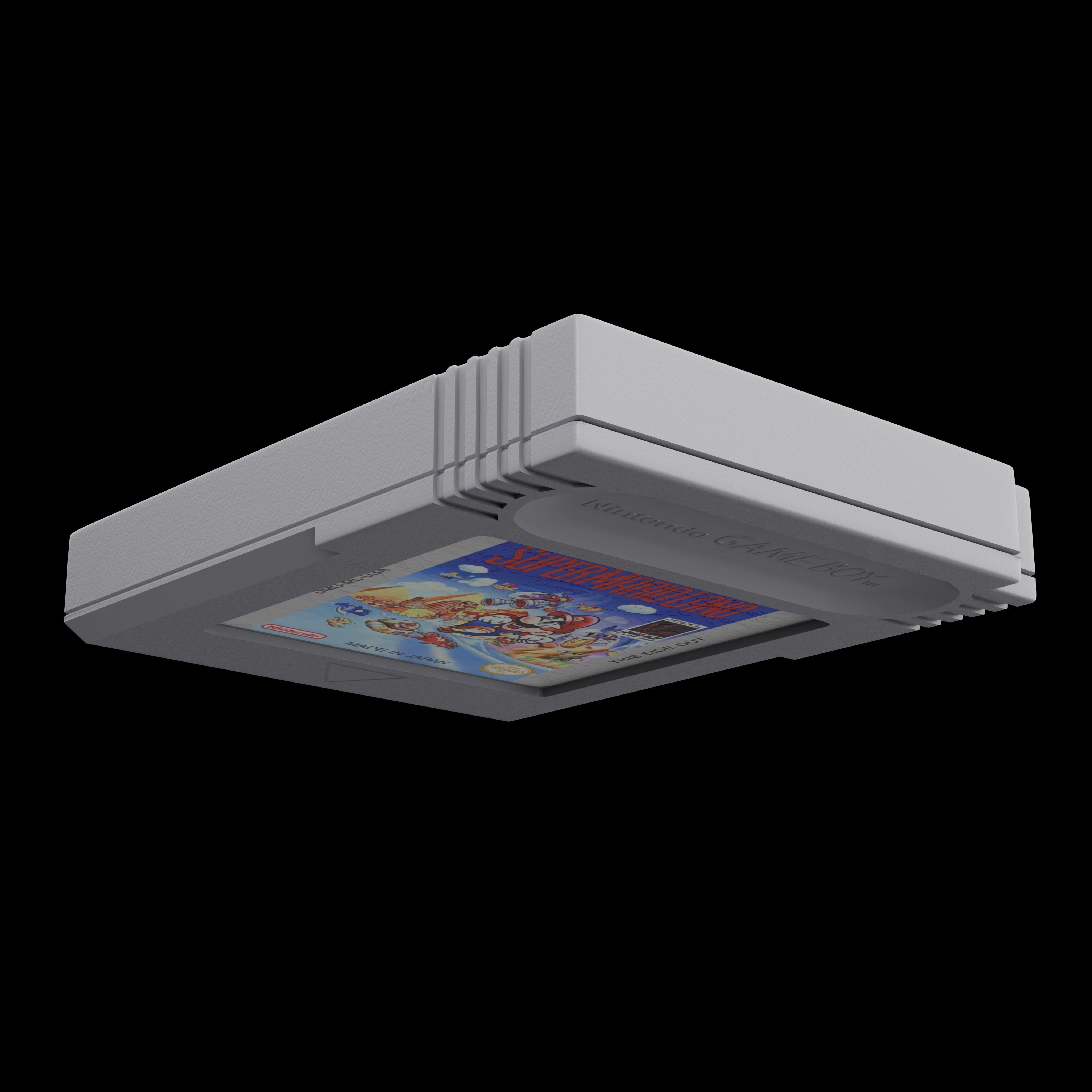 Nintendo Gameboy DMG Low-poly 3D model_22