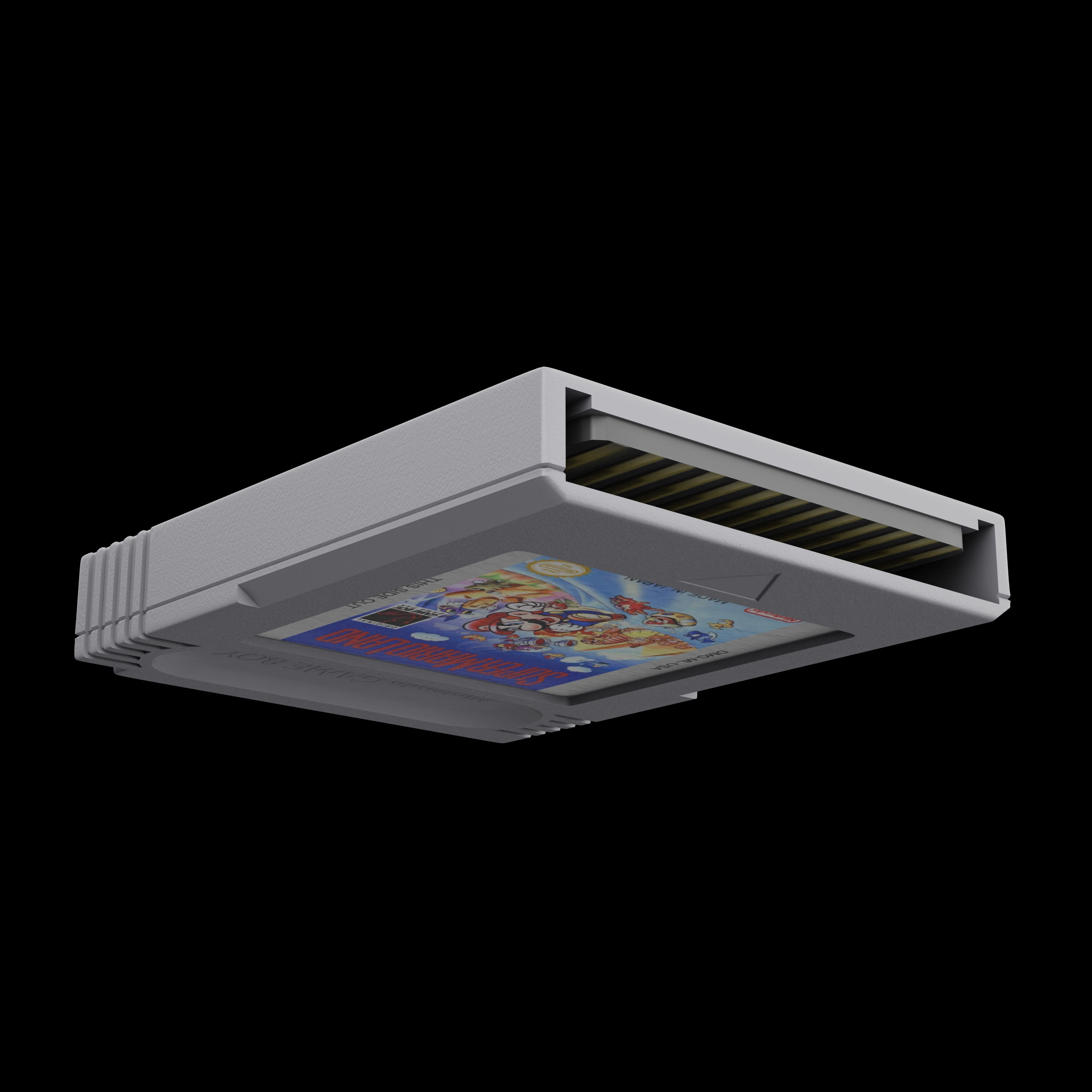 Nintendo Gameboy DMG Low-poly 3D model_21