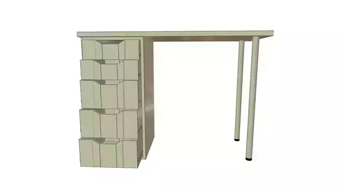 Computer Table Drawer Open