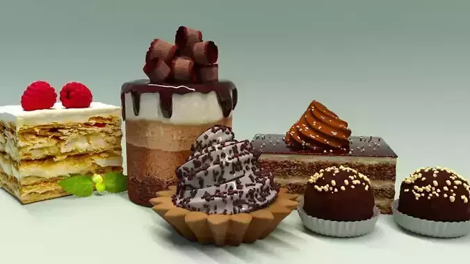 Cakes chocolate dessert