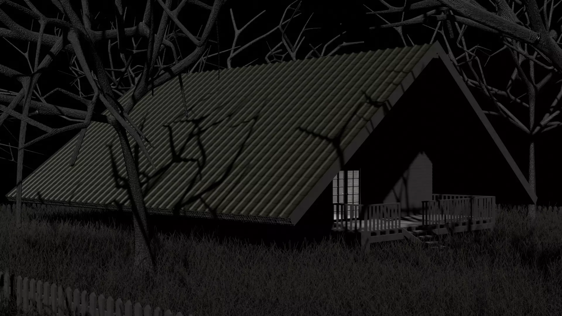 Isnt Huanted House 3D model_0