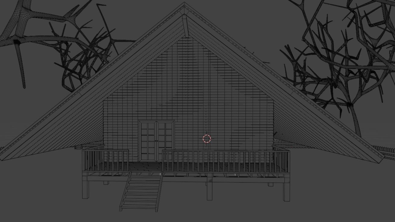 Isnt Huanted House 3D model_14
