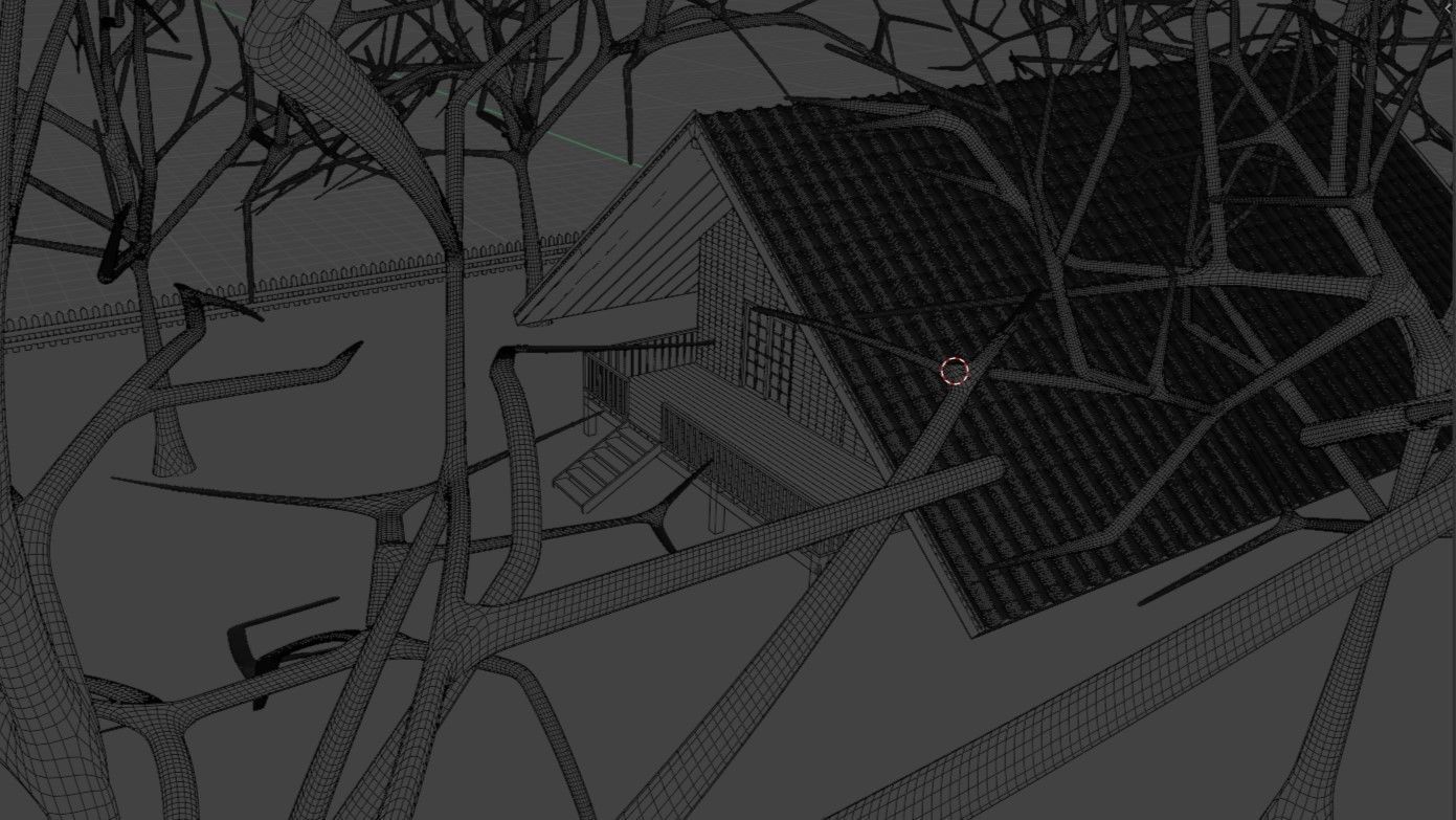 Isnt Huanted House 3D model_12