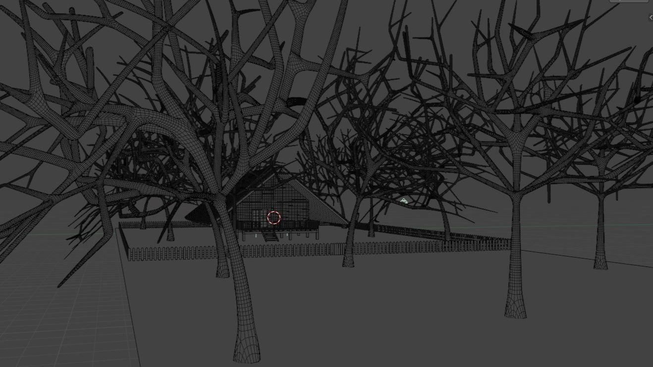 Isnt Huanted House 3D model_13