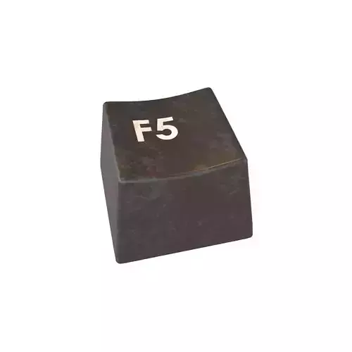 F5 Keycap v1 002 Low-poly 3D model