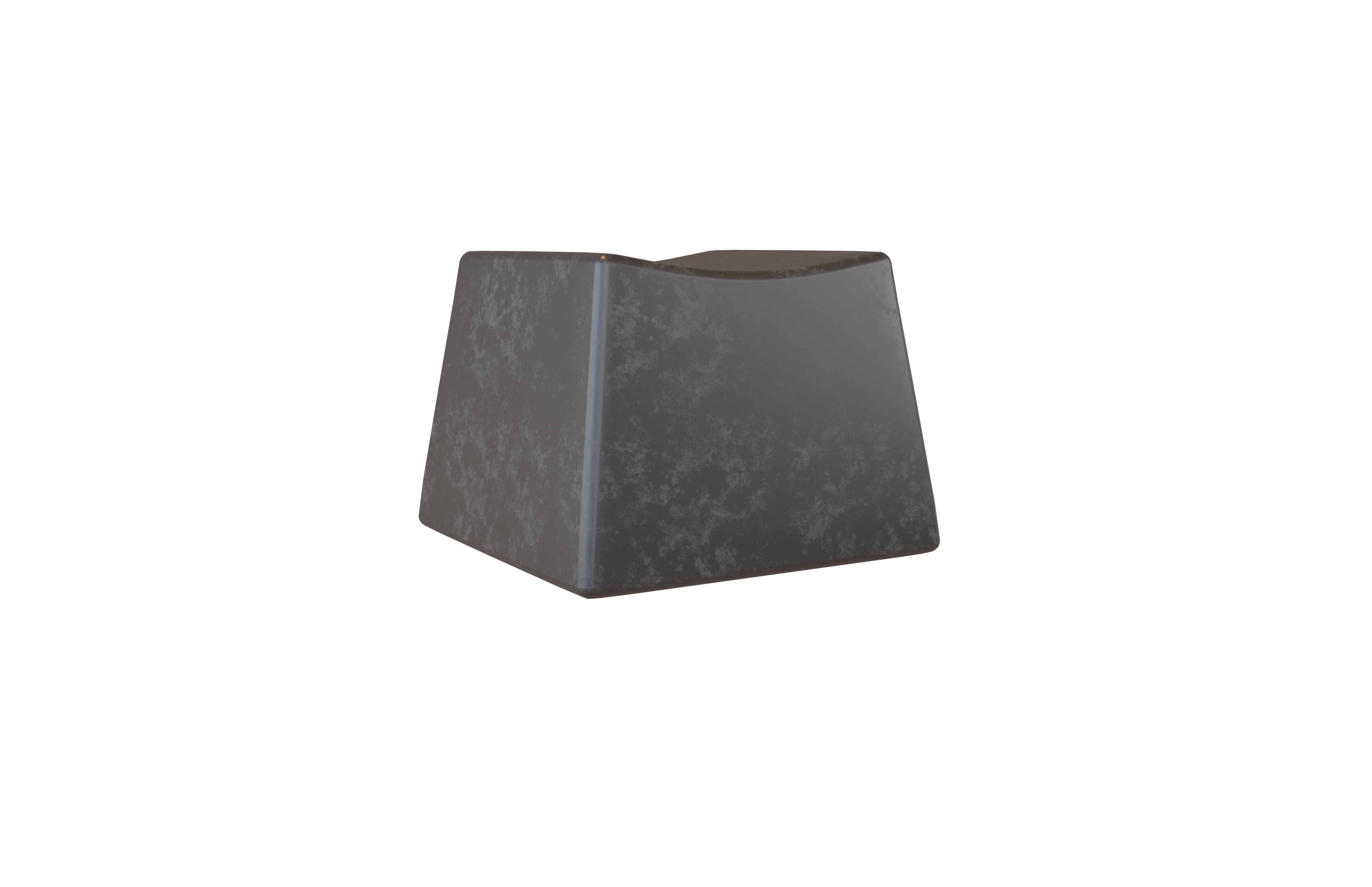 F5 Keycap v1 002 Low-poly 3D model_1