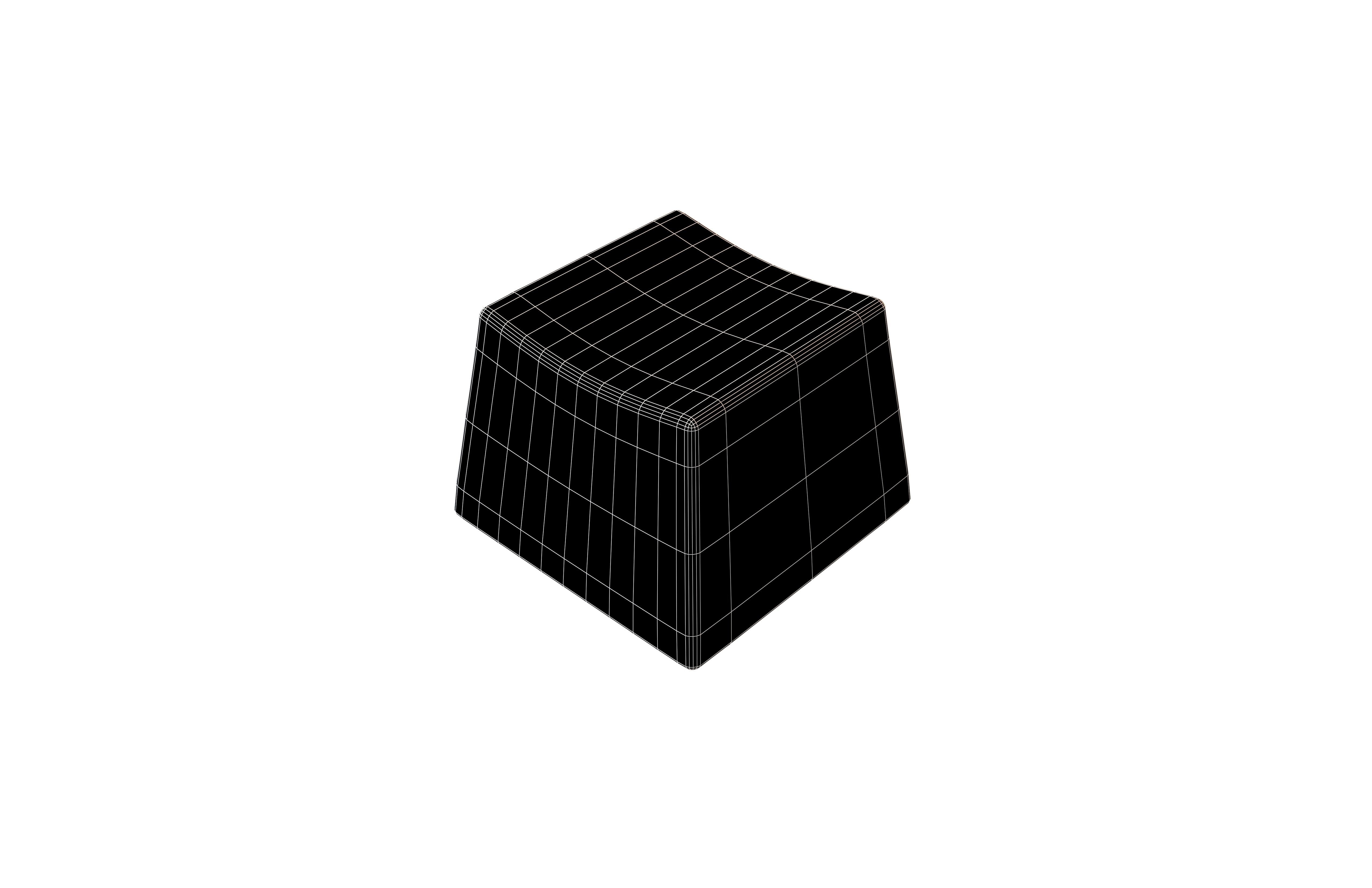 F5 Keycap v1 002 Low-poly 3D model_6
