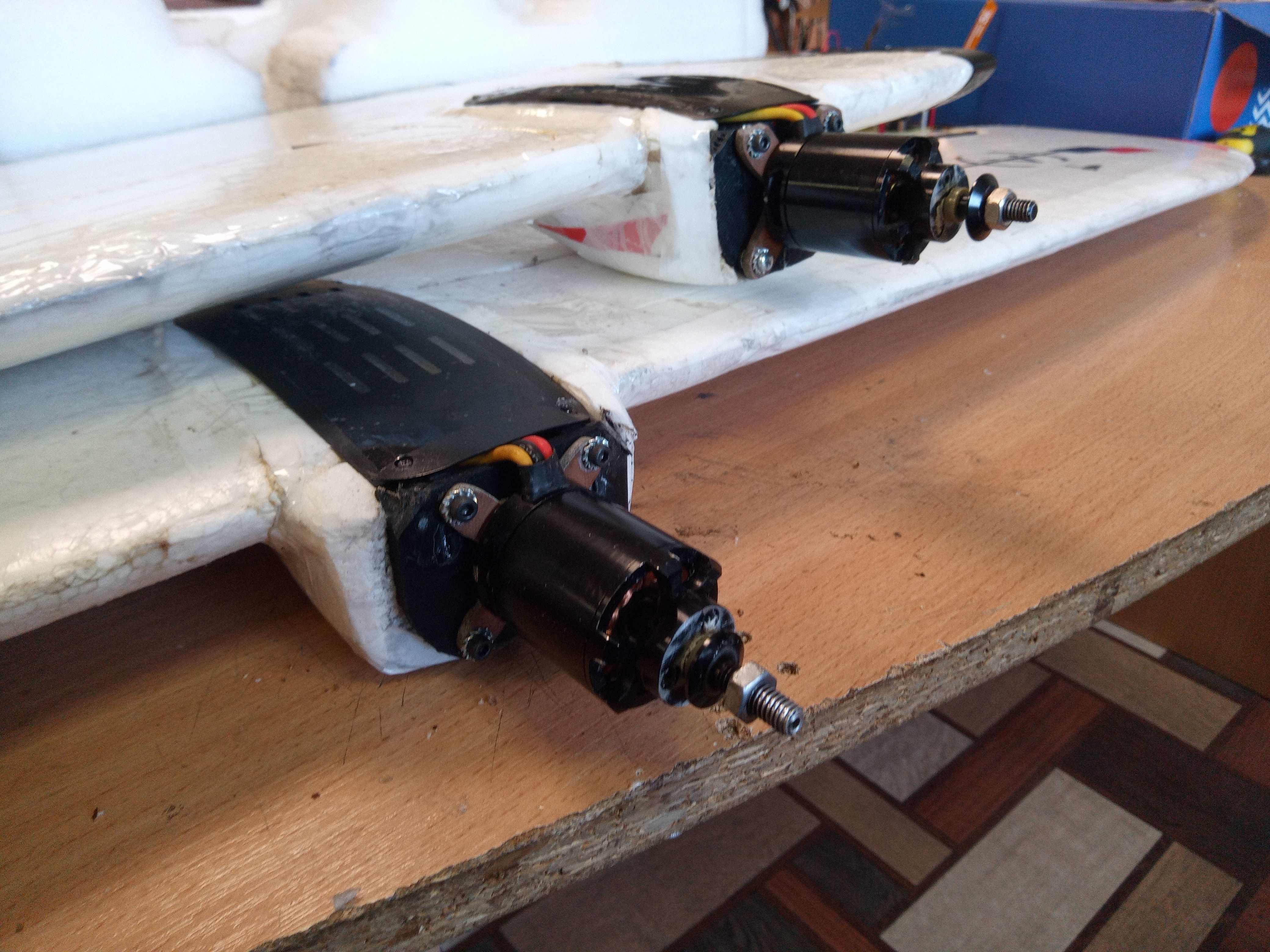 For Wingspan Believer UAV 1960mm Airspeed battery Motor mount 3D print model_1