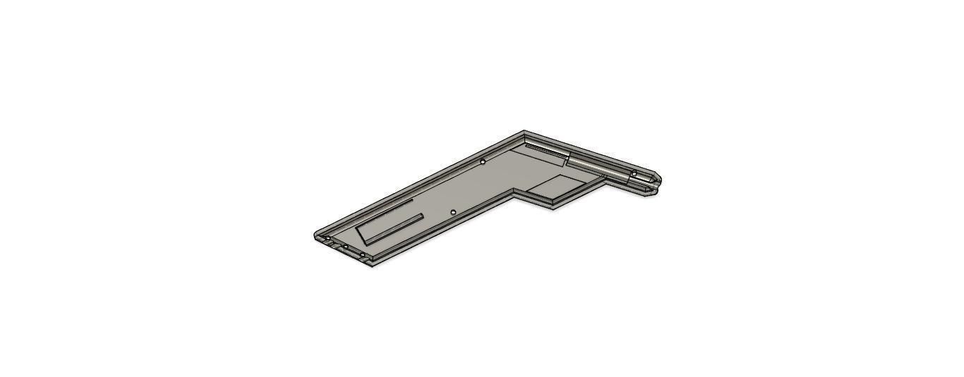 For Wingspan Believer UAV 1960mm Airspeed battery Motor mount 3D print model_8