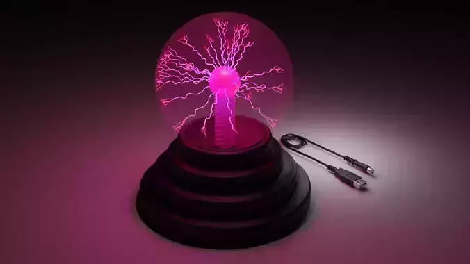 Plazma Ball Lamp with USB Power Cable