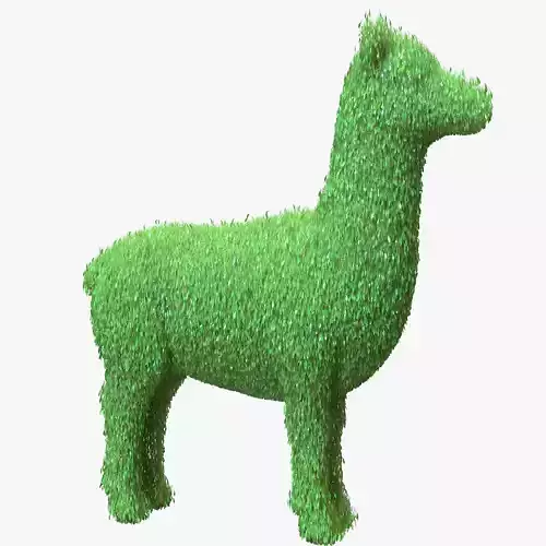 Topiary Garden Sculptures Alpaca
