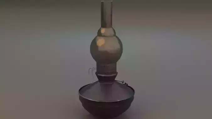 Old oil lamp
