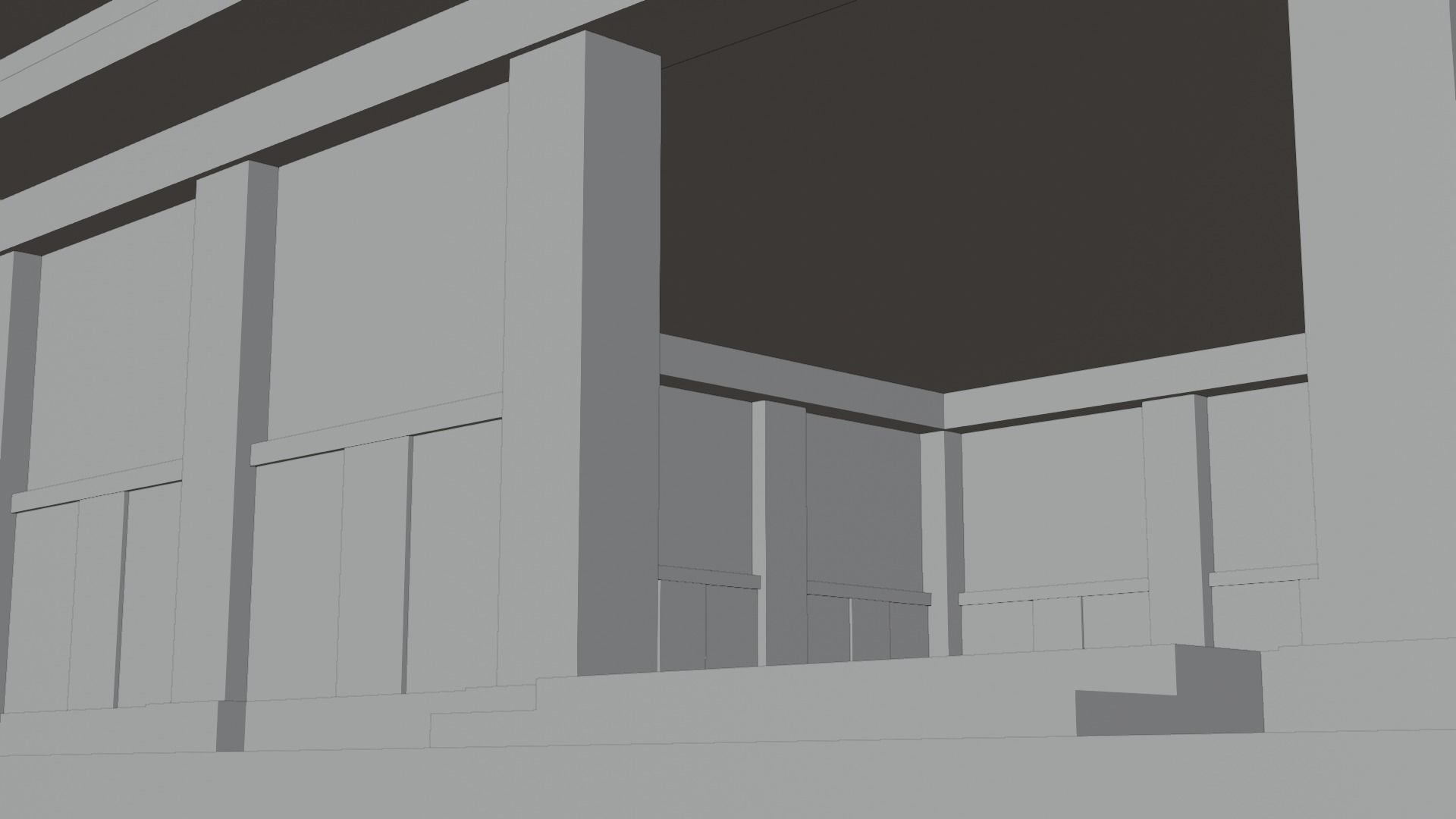 Chinese Siheyuan Low-poly 3D model_20