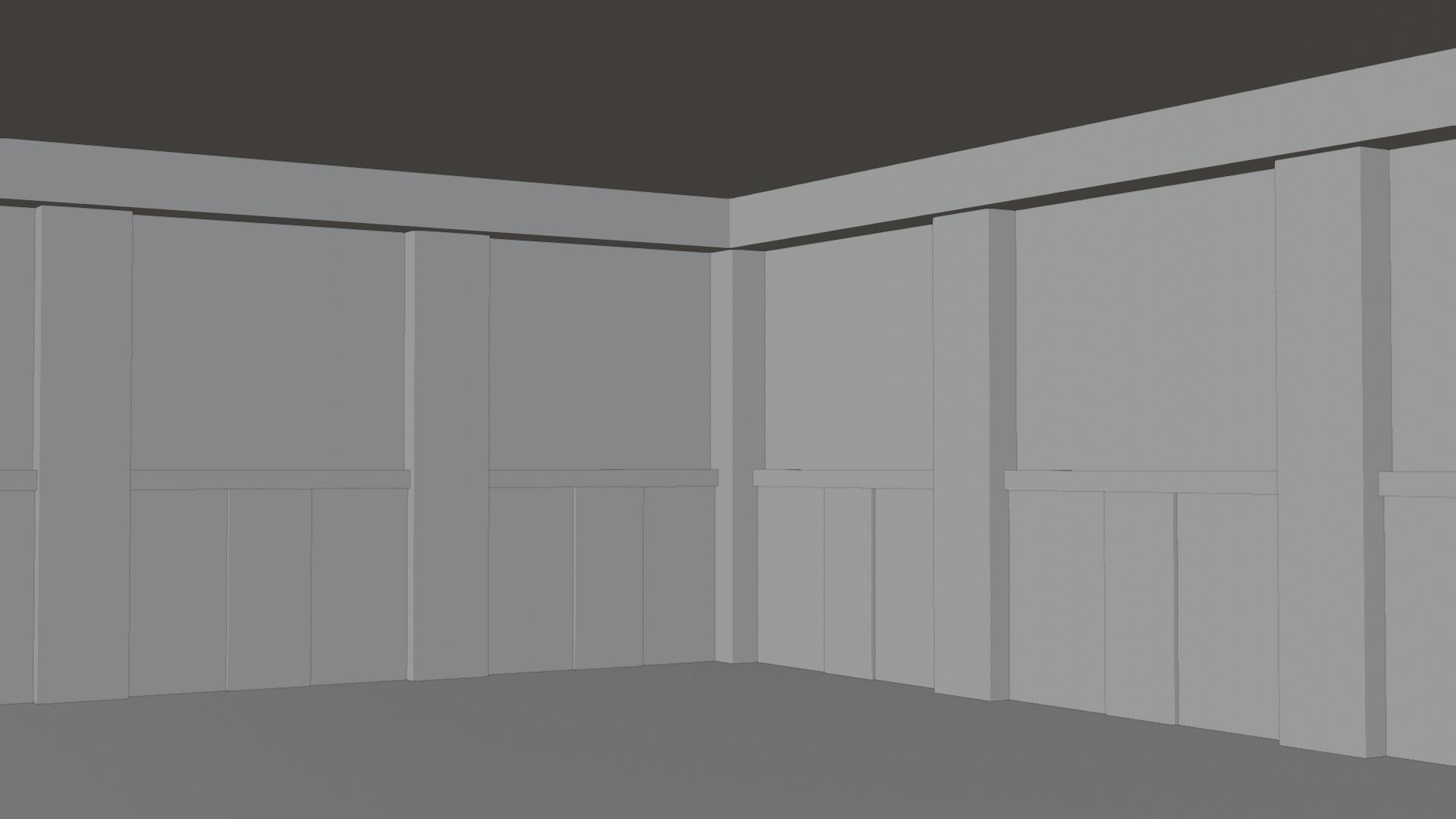 Chinese Siheyuan Low-poly 3D model_23