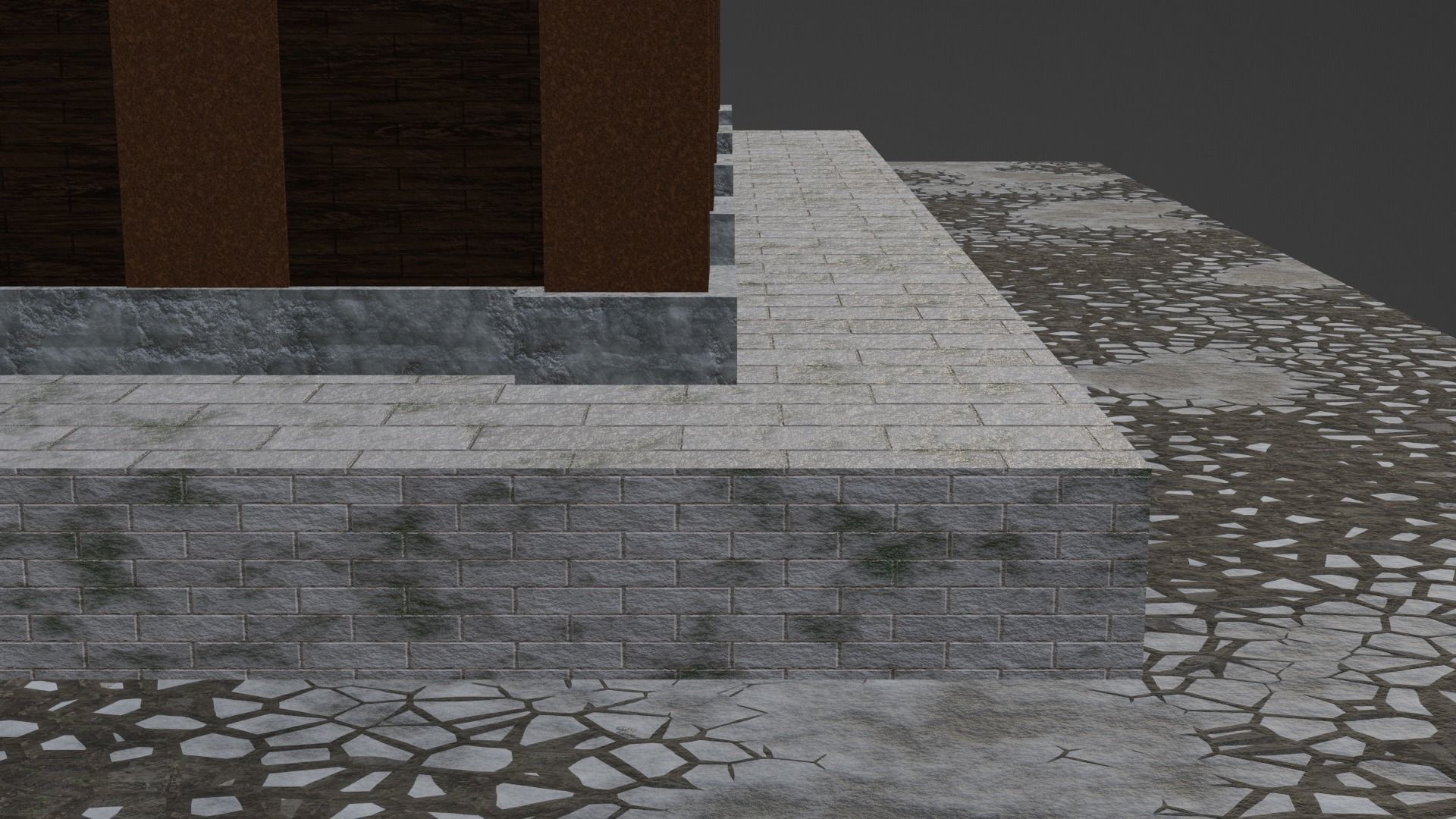 Chinese Siheyuan Low-poly 3D model_16