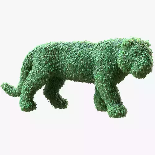 Tiger Topiary Garden Sculptures