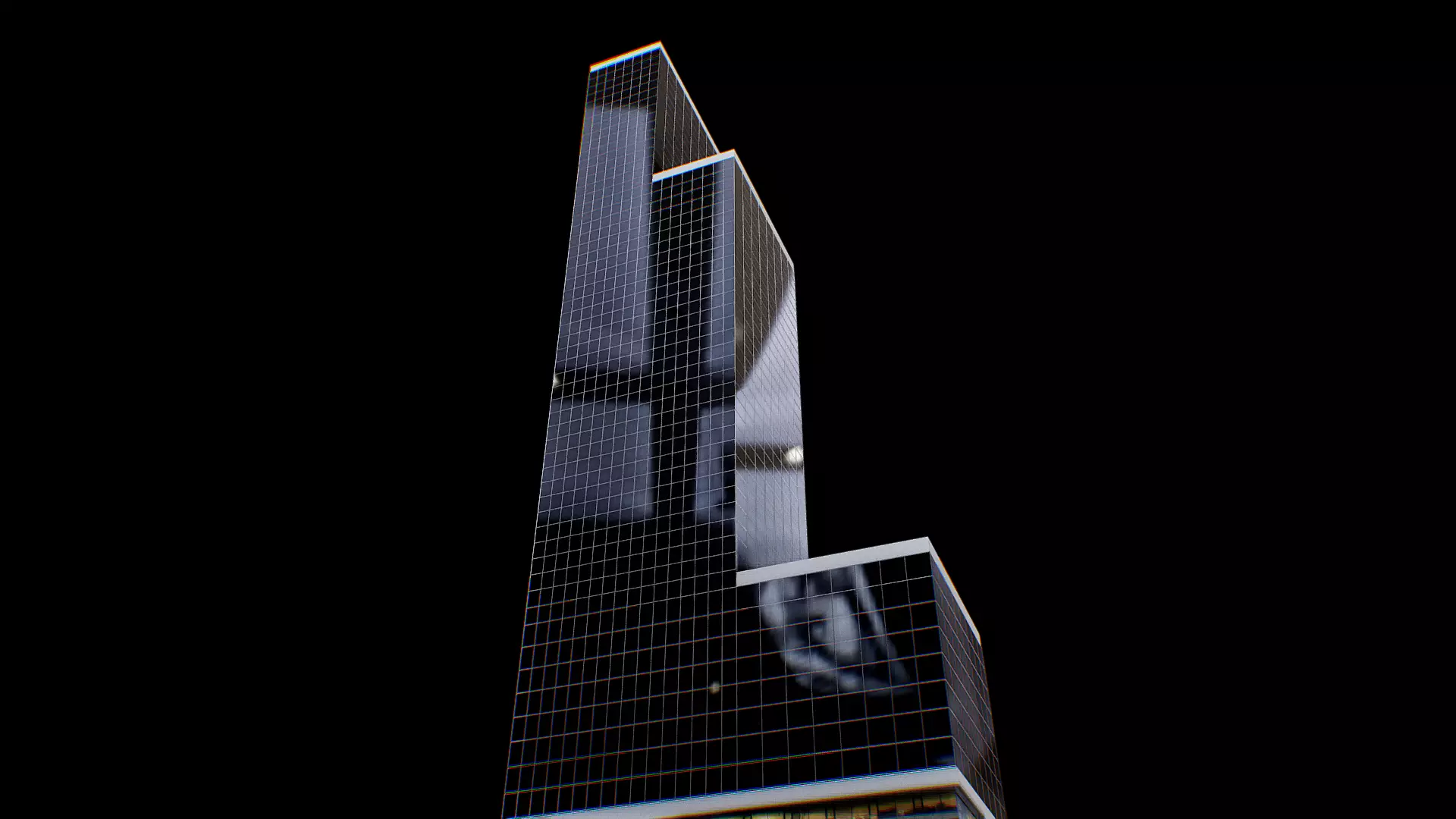 Low Poly - New York Building Skyscraper Low-poly 3D model
