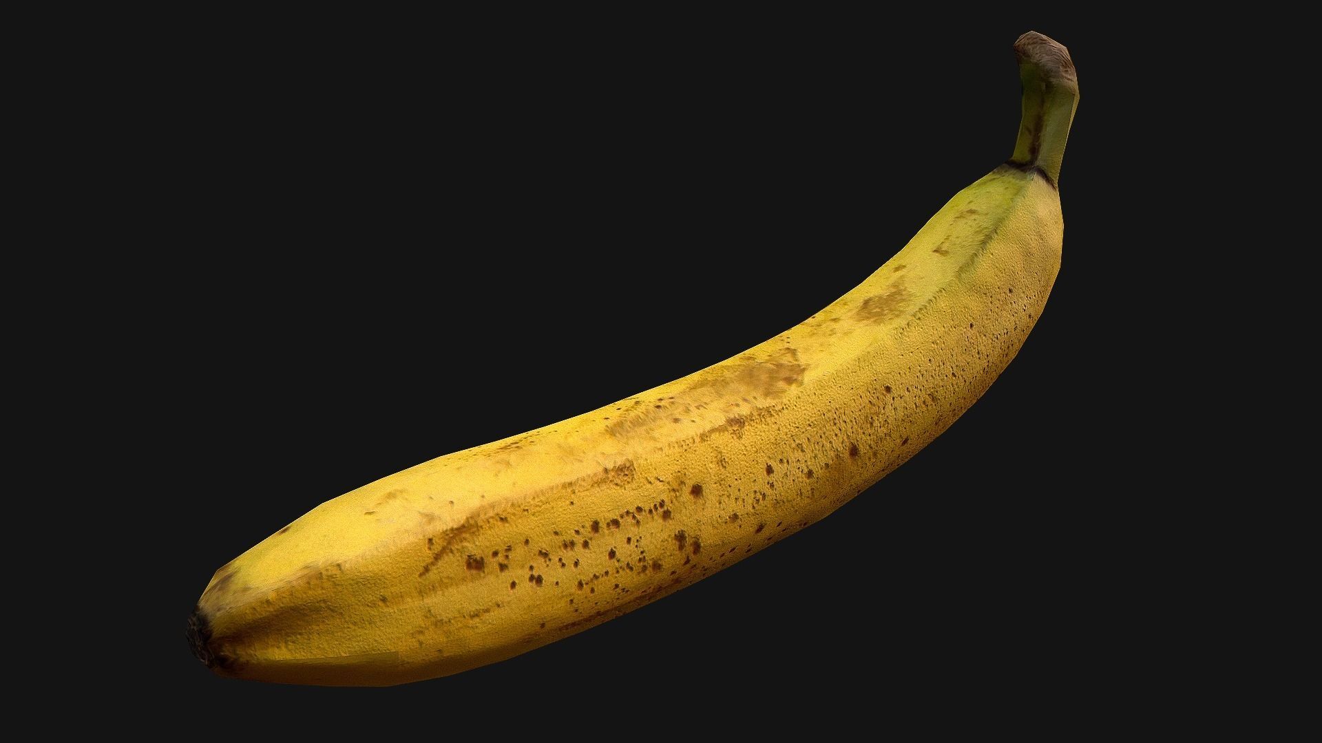 Bananas banana Low-poly 3D model_11