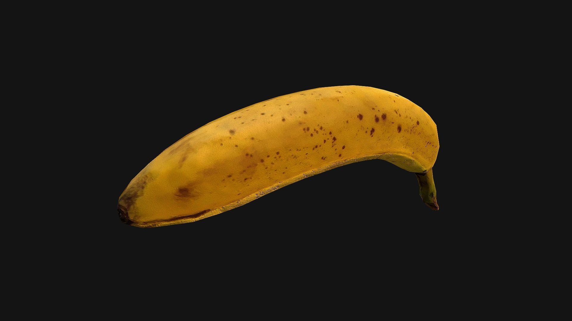 Bananas banana Low-poly 3D model_13