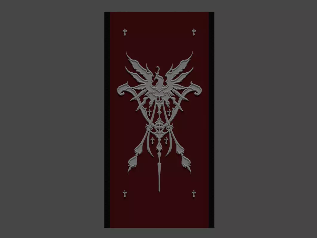 Flag of Rosaria - Final Fantasy XVI 3D model_0