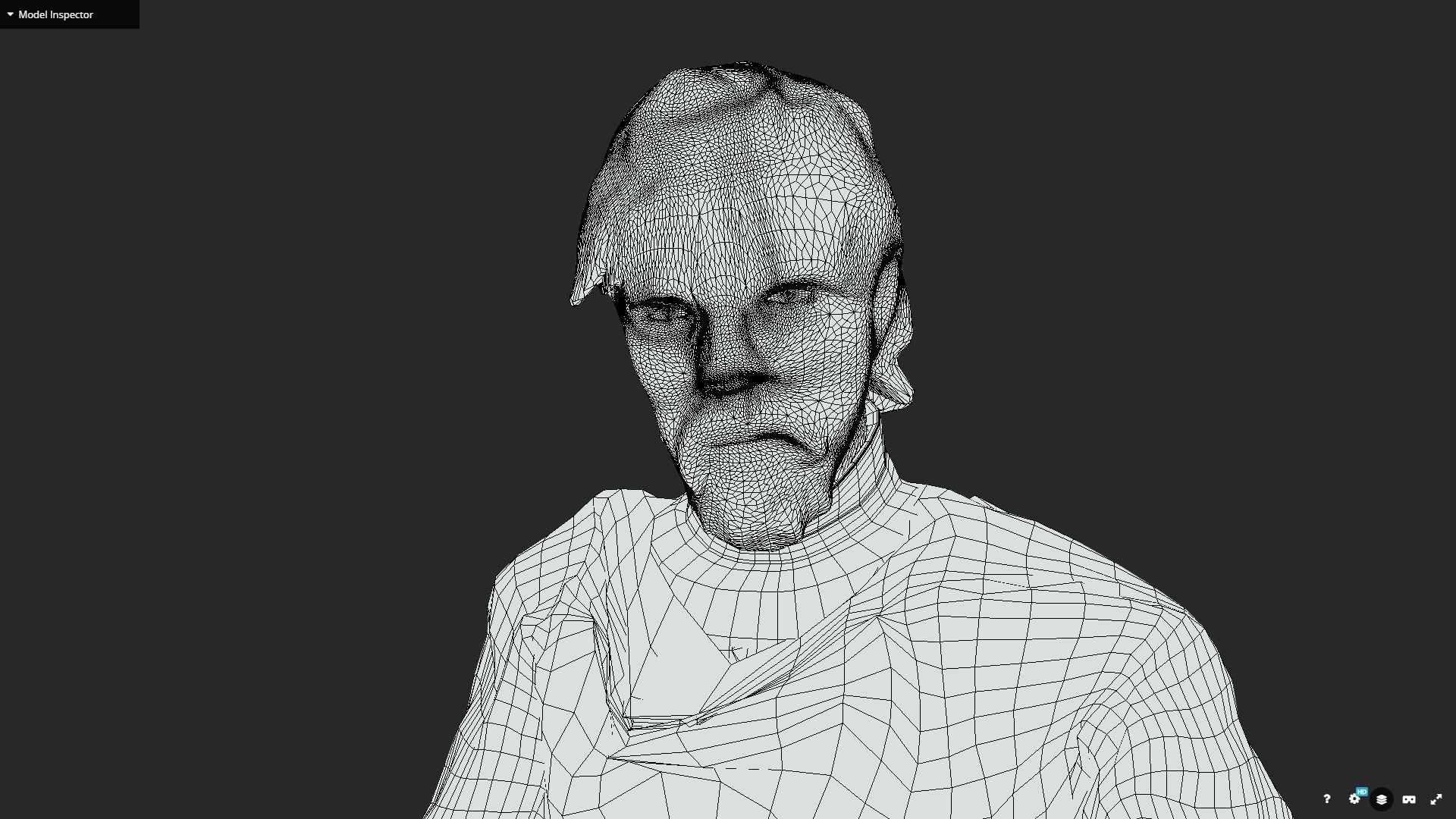 Kenobi Rigged Low-poly 3D model_8