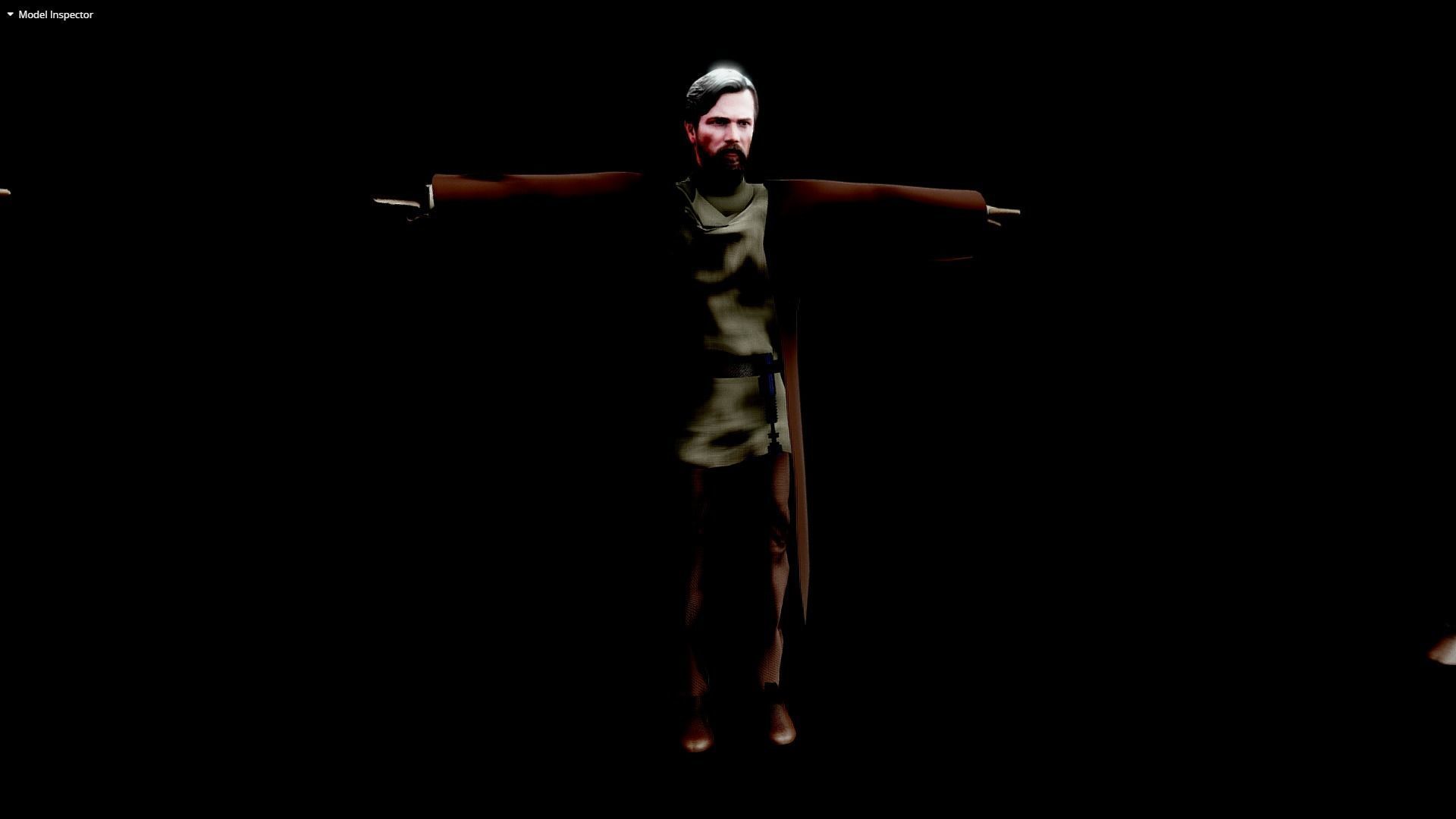 Kenobi Rigged Low-poly 3D model_5